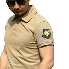 Men's Sports Loose Summer Outdoor Lapel Quick-drying T-shirt