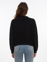 Women's Long Sleeved Striped Cardigan Sweater Top