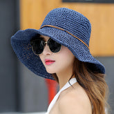 Women's Fresh Hand-woven Japanese Foldable Straw Hat