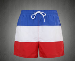 Color matching casual shorts
