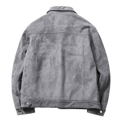 Spring Men's Thin Suede Jacket