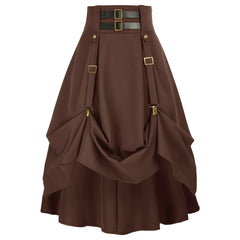 Medieval Costume Women's Steambeer Festival Punk Skirt