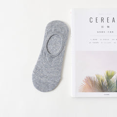 Silicone anti-slip breathable invisible cotton socks