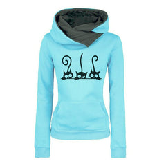 Lapel Logo Print Hooded Personalized Sweater