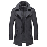 Cold-resistant Plus Cotton Woolen Men's Jacket