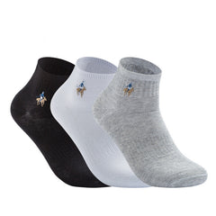 Double Needle Mesh Breathable Cotton Boat Socks