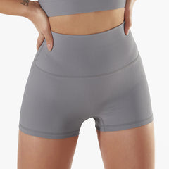 High Waist Abdominal Fitness Tight Shorts