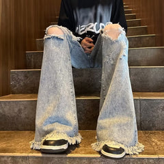 Niche High Street Loose All-match Wide Leg Pants