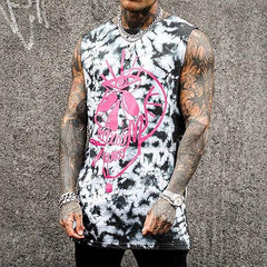 Men's Plus Size Sleeveless Vest 3D Retro Printed Fashion