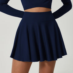 High Waist Tennis Skirt Lining With Good Drape