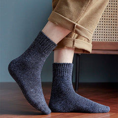 Winter Plush Thickened Warm Socks Middle Barrel