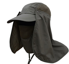 Bicycle Riding Headgear Men And Women Anti-UV Outdoor Visor Mountaineering Hat Fisherman Hat Fishing Breathable