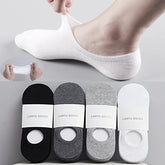 Silicone anti-slip breathable invisible cotton socks
