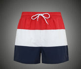 Color matching casual shorts