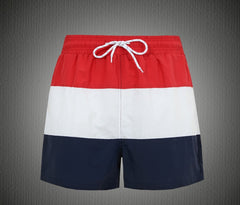 Color matching casual shorts