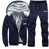 Fleece-lined Casual Sports Suit Autumn And Winter