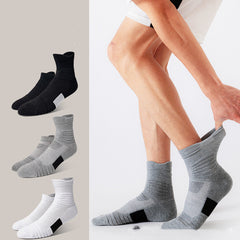 Basketball Socks Men's Thickened Long Tube High-top Sports Socks