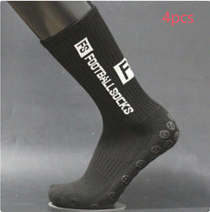 Round Silicone Sucker Non Slip Football Socks