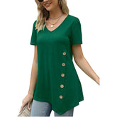 Fashion Loose Casual Short Sleeve