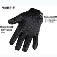 Army Fan Seal Tactical Cool Motorcycle Motorcycle Full Finger Non-slip Gloves