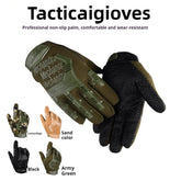 Army Fan Seal Tactical Cool Motorcycle Motorcycle Full Finger Non-slip Gloves