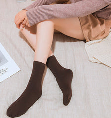 Snow Socks Women's Winter Thickening And Velvet Warm In Tube