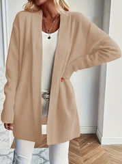 Women'S Cozy Knit Cardigan - Long Sleeve