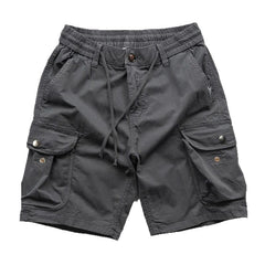 Summer Multi-pocket Workwear Shorts For Men