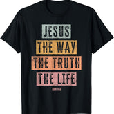 Christian T Shirt Women Men Kids The Way Truth