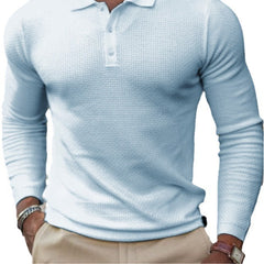 Men's Long Sleeve Inner Wear Loose Casual Solid Color Gradient Top
