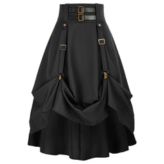 Medieval Costume Women's Steambeer Festival Punk Skirt