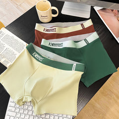 Simple Letter Men's Underwear Cotton Antibacterial Breathable Boxers