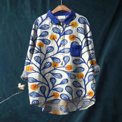 European And American Long Sleeve Shirt 5 Button Cardigan Hawaiian Style Shirt