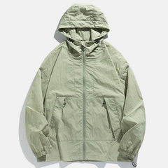 Outdoor Windproof Waterproof Crisp Loose Hoodie Workwear Jacket Coat