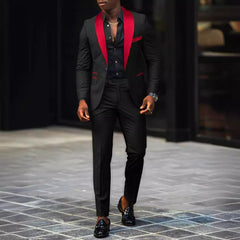 Men's Business Casual Suit Coat Trouser Suit