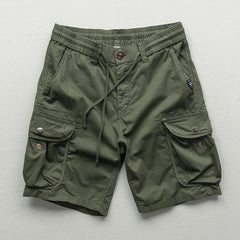 Summer Multi-pocket Workwear Shorts For Men