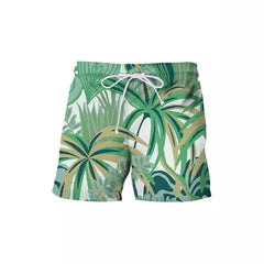 Summer Japanese Banana Leaf Beach 3D Digital Printing Beach Pants Men's Casual Shorts