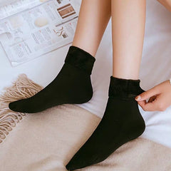 Snow Socks Women's Winter Thickening And Velvet Warm In Tube