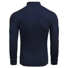 Men's Slim-fit Turtleneck Long-sleeved Sweater
