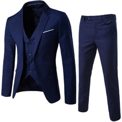 Men's Suit Set Two-piece Korean Style