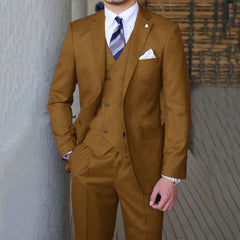 Men's Fashion Casual Slim Suit Three Pieces