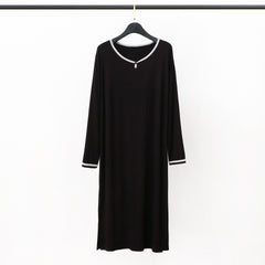 Long Below The Knee Soft Draping Bathrobe Men's Pajamas