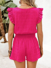 Summer Casual Square Neck Women's Suit