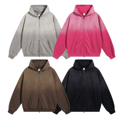 Washed Vintage Cardigan Men's And Women's Coats