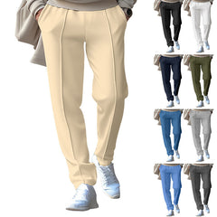 Men's Waffle All-match Fashion Toothpick Simple And Comfortable Pencil Pants Trousers