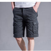Men's Tooling Big Pocket Beach Casual Cotton Shorts