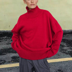 Autumn And Winter Loose Thermal Turtleneck Sweater