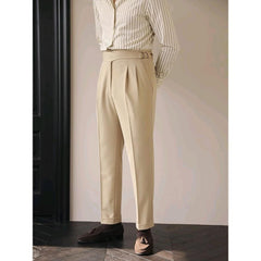 High Waist Slim Fit Business Casual Trousers