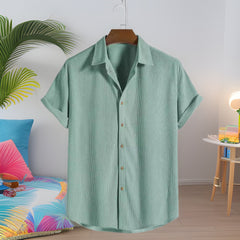 Casual Short-sleeved Men's Shirt