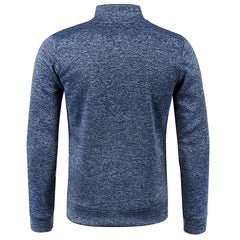Autumn And Winter Men's Zippered Sweater